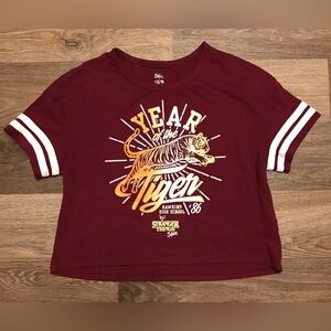 Justice Stranger Things boxy tee Size S